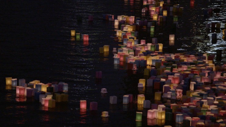 Paper lantern ceremony in Japan. Photo courtesy of Room 203 Films.