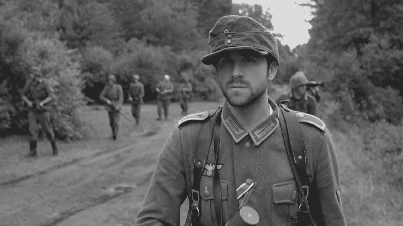 Dramatization of Peter Ertel's experience as a soldier for Nazi Germany. Photo courtesy of Victory Films.
