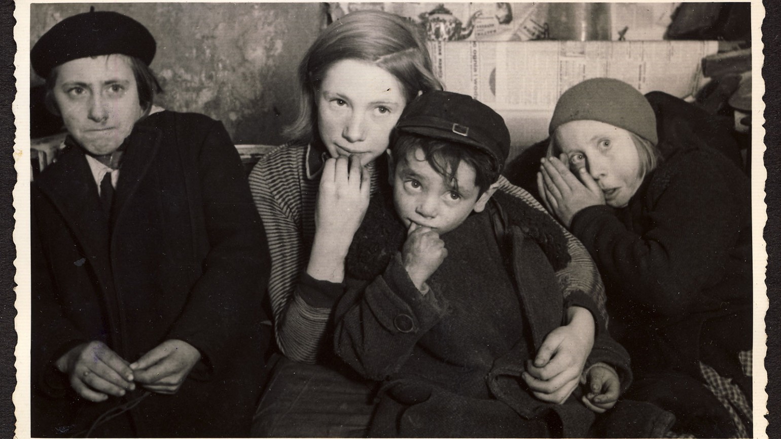 Refugees in France, photographed by Martha Sharp, 1940. Photo courtesy of Sharp Family Archives.