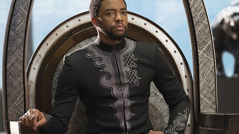 Chadwick Boseman in Black Panther (2018); © 2017 - Disney/Marvel Studios